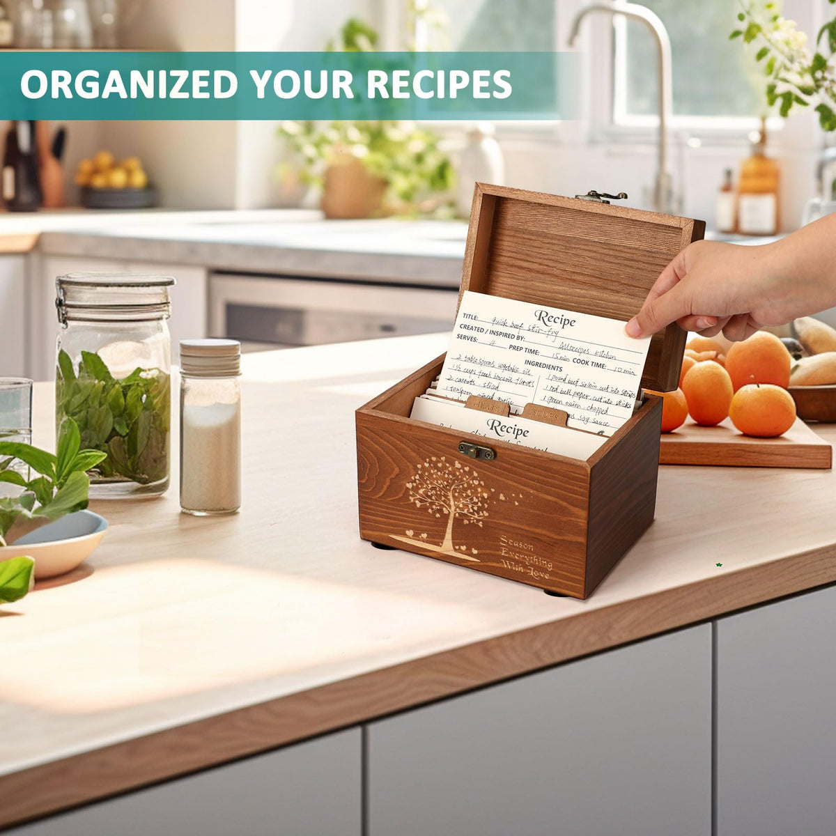 CypherX Vintage Recipe Box shown as a thoughtful gift idea