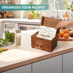 CypherX Vintage Recipe Box shown as a thoughtful gift idea