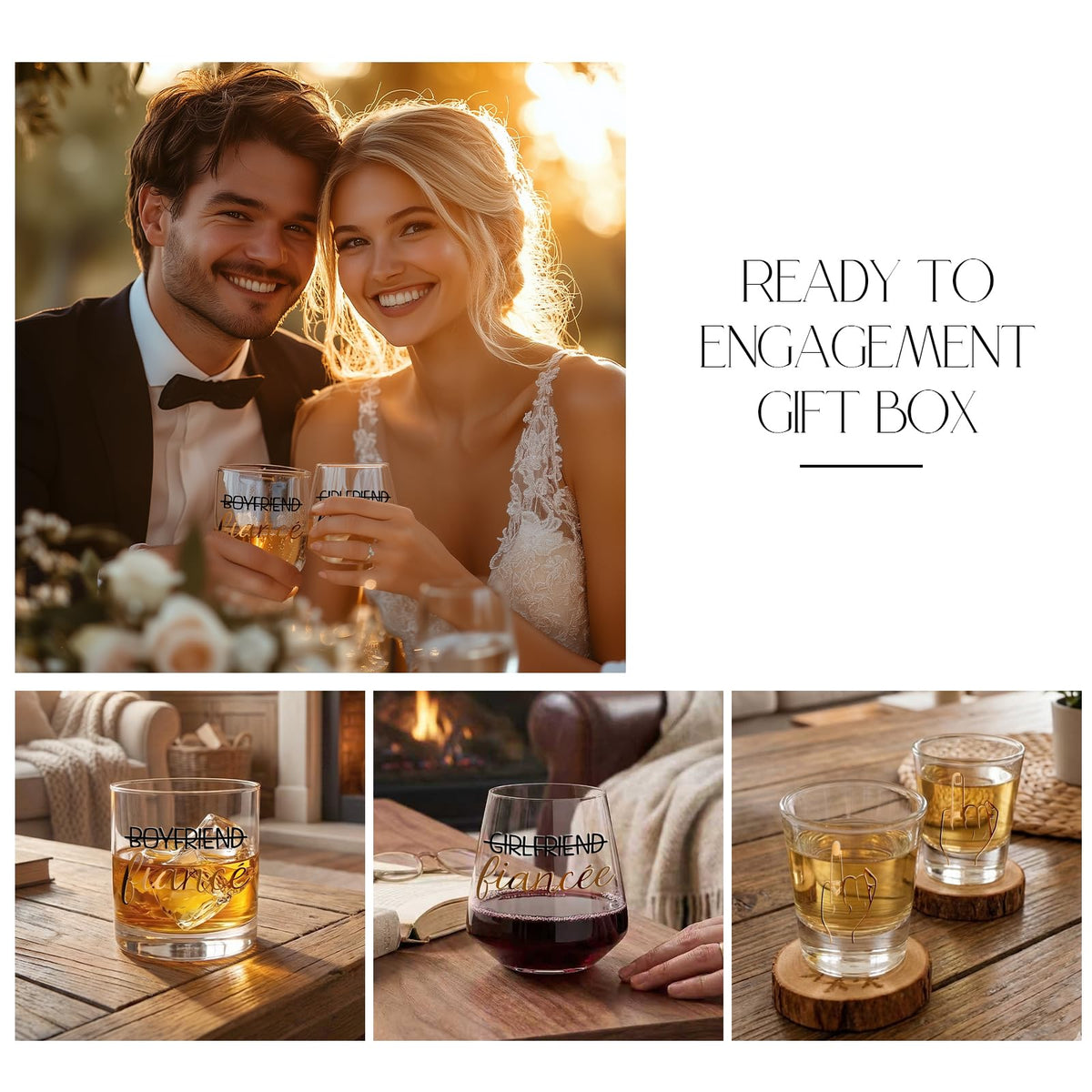 Cyrelwing modern bridal shower gift pack, stylish and gift-ready