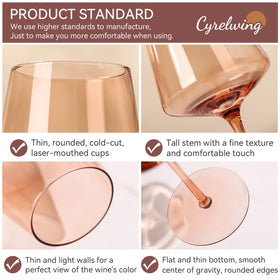 Cyrelwing Venus-stemware detail emphasizing stable base and elegant silhouette.
