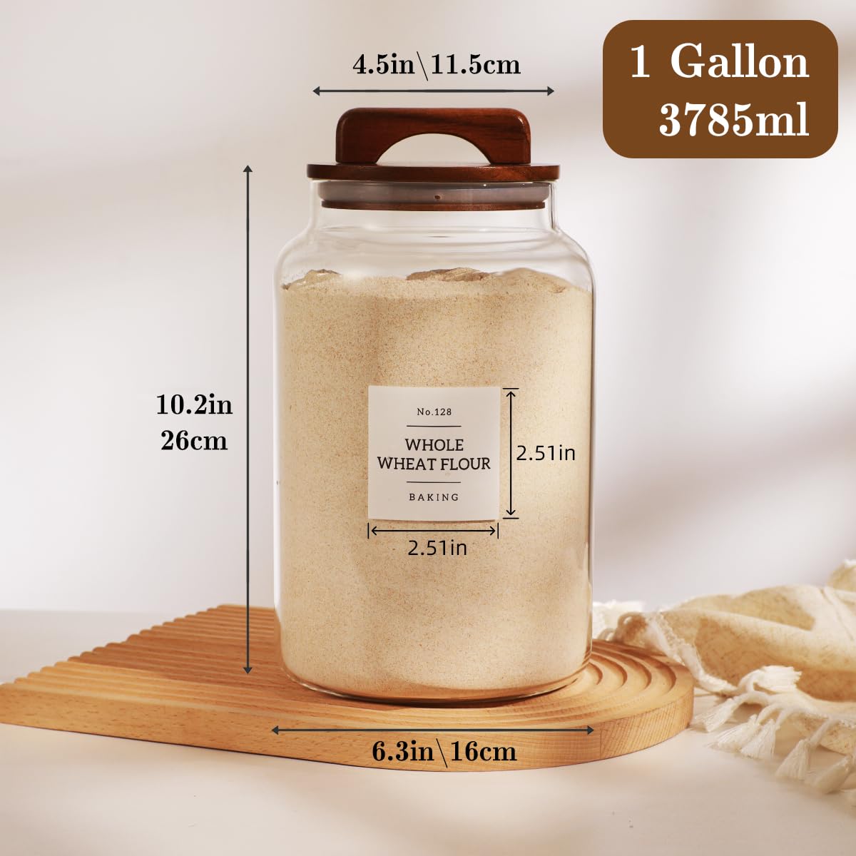 CZDYSM 3mm borosilicate glass closeup highlighting durable, stain-resistant walls.