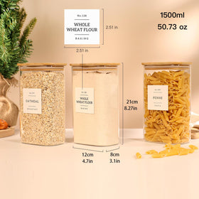 CZDYSM high-borosilicate glass jars resist thermal shock for durable, odor-free storage.