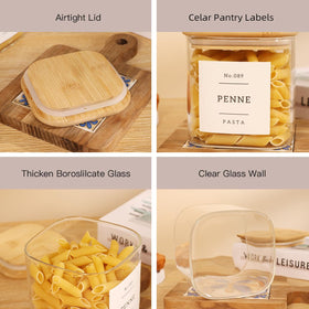 CZDYSM pantry labels set helps quick identification and neat organization.