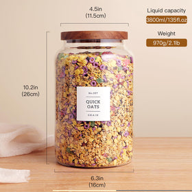 132 waterproof label stickers for easy ingredient differentiation.