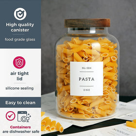 CZHQSMZ food-grade borosilicate glass offers heat and cold resistance for versatile storage.