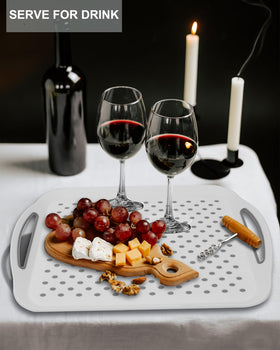 Czlizdyt 10-inch plate fits on the tray for meals