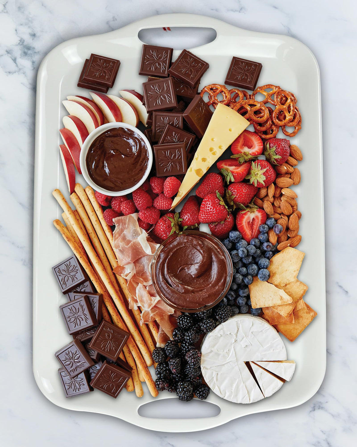 Czlizdyt dishwasher-safe melamine tray easy cleanup