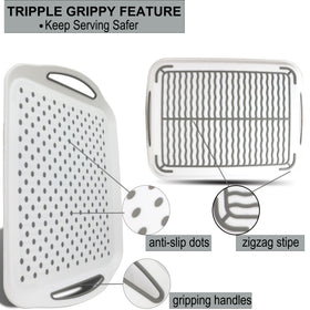 Czlizdyt tray in bed-use setup, preventing slips during meals