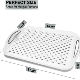 Czlizdyt dishwasher-safe tray, easy cleaning after meals