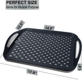 Czlizdyt tray bottom grip zigzag keeps surfaces stable and scratch-free