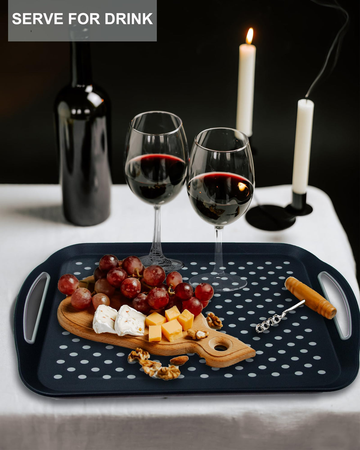 Czlizdyt wide kitchen tray easy to clean and stackable for storage