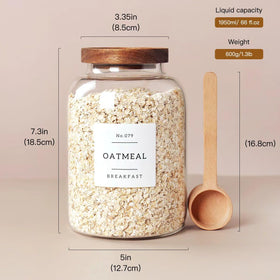 CZSZYGHBAO borosilicate glass storage jar for spices