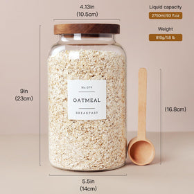 CZSZYGHBAO borosilicate glass jar for clear spice visibility.