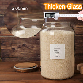 CZSZYGHBAO clear borosilicate jar ideal for cereals and flour