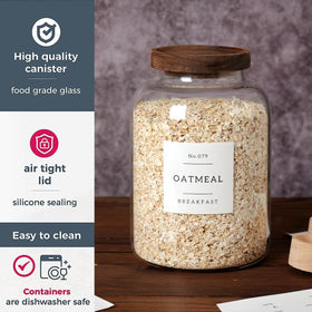 CZSZYGHBAO glass jar compatible with dishwasher when lid is removed