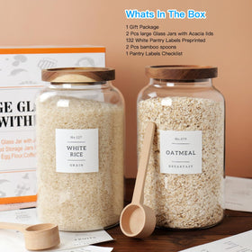 CZSZYGHBAO kitchen jars ideal for cereals and flour storage.