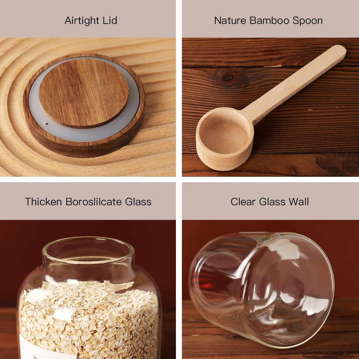 CZSZYGHBAO label paper and spoon included for organized ingredients
