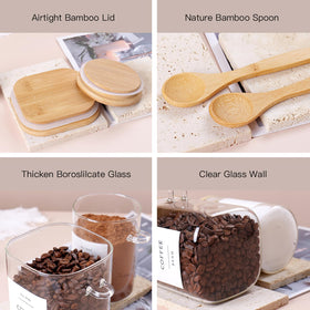 CZSZYGHBAO borosilicate glass for durable kitchen storage and visibility.