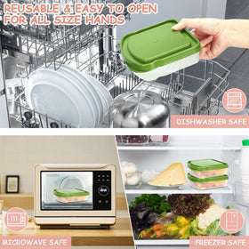 CZWESTC 6-pack colorful lunch storage ideal for kids