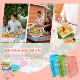 CZWESTC multi-color pack helps organize snacks and sandwiches