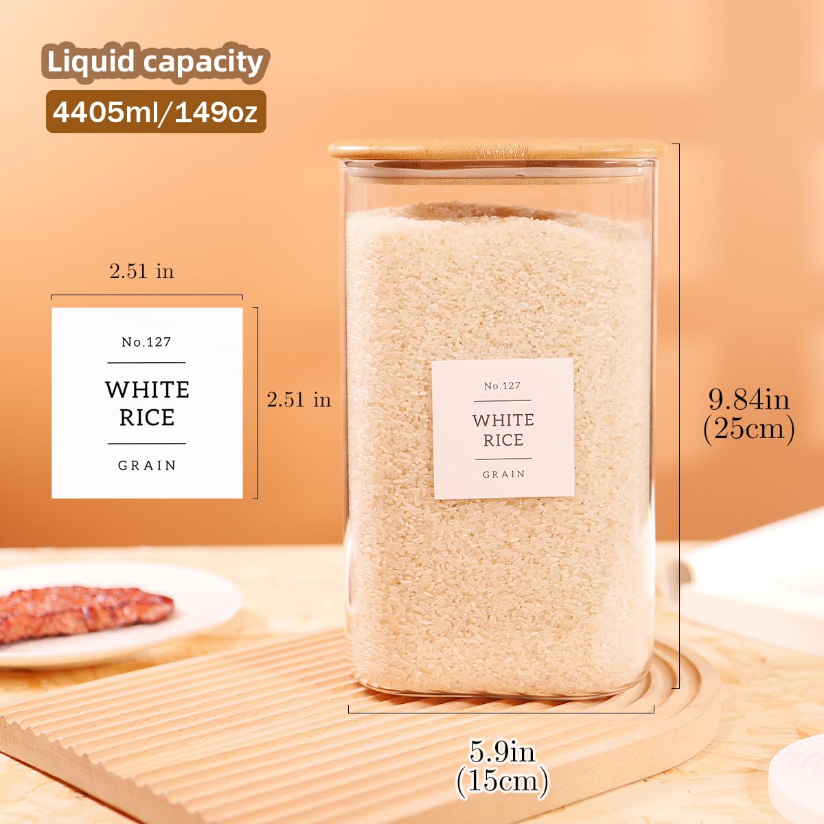 CZZGSM 132-label set helps keep pantry items organized