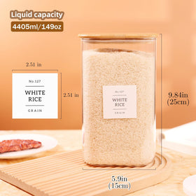 CZZGSM 132-label set helps keep pantry items organized