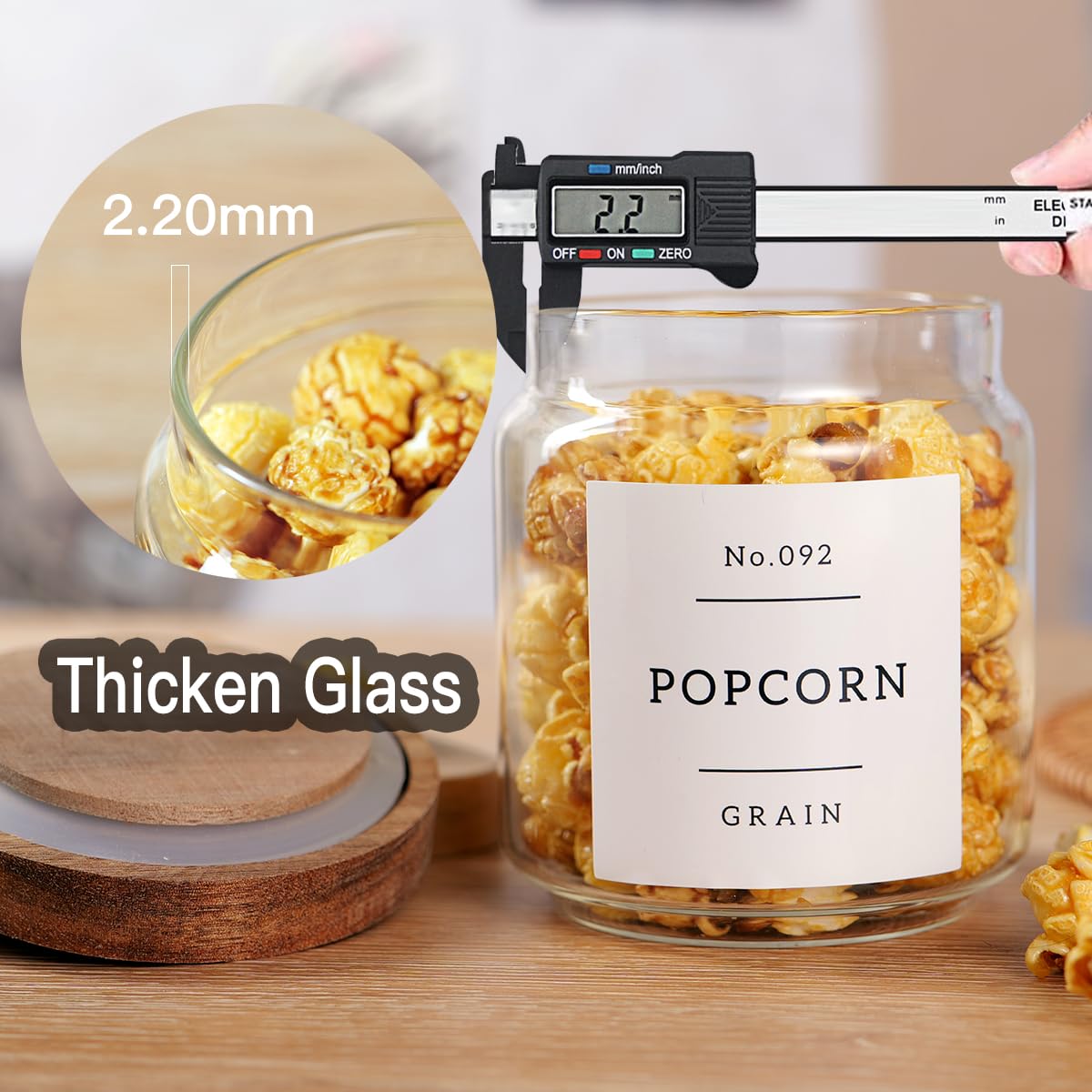 CZZGSM borosilicate glass is dishwasher safe for easy cleaning.