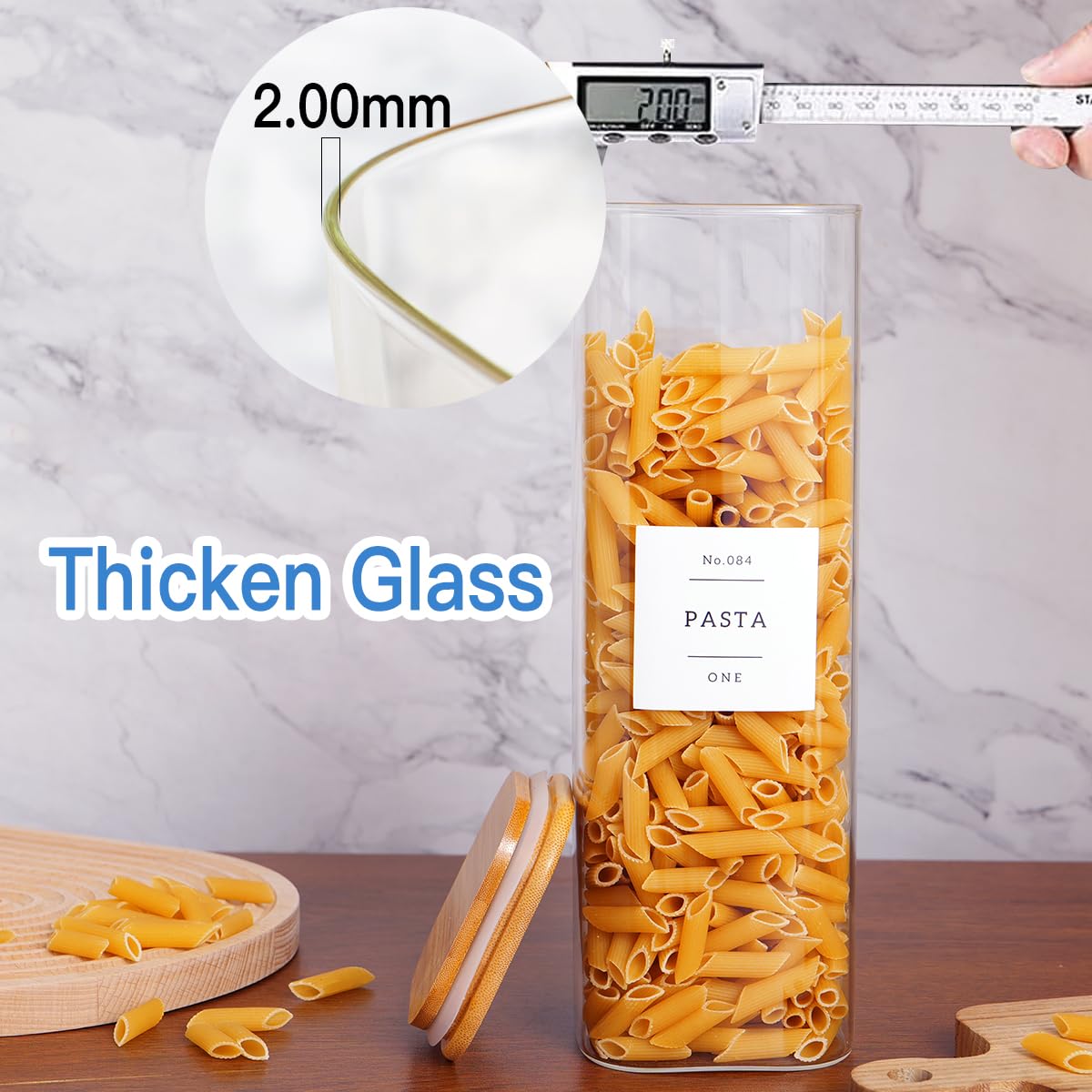 CZZGSM dishwasher-safe glass jars simplify cleanup after meals.