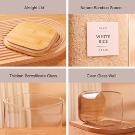 CZZGSM dishwasher-safe glass storage for effortless cleaning