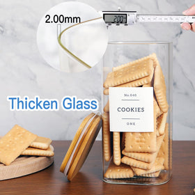 CZZGSM glass storage is dishwasher-safe with wipe-clean lids.