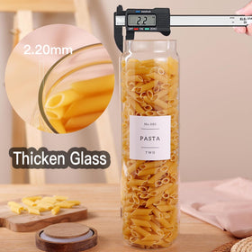 CZZGSM minimalist square design enhances kitchen decor while keeping contents visible.