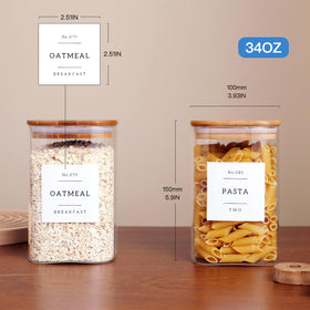 CZZGSM pantry jars ideal for coffee, tea, and sugar storage.