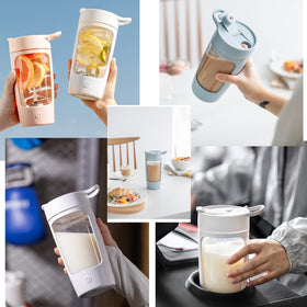 daasigwaa electric shaker bottle meal replacement use in travel bag on the go.