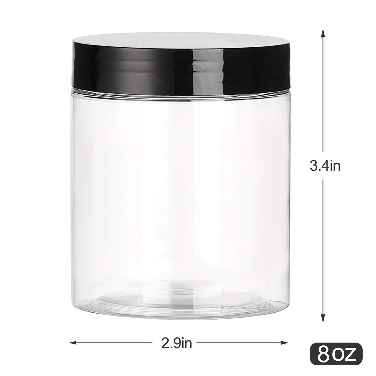 Dabacc airtight screw-on lid jar close-up highlighting leak-proof seal for dry goods.