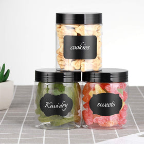 Dabacc transparent jars support reusable storage with easy content visibility.