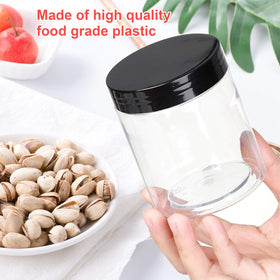 Dabacc clear jars ideal for kitchen, pantry, and storing snacks and ingredients.