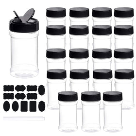 Dabacc spice bottles 20pcs pack for organized kitchen storage