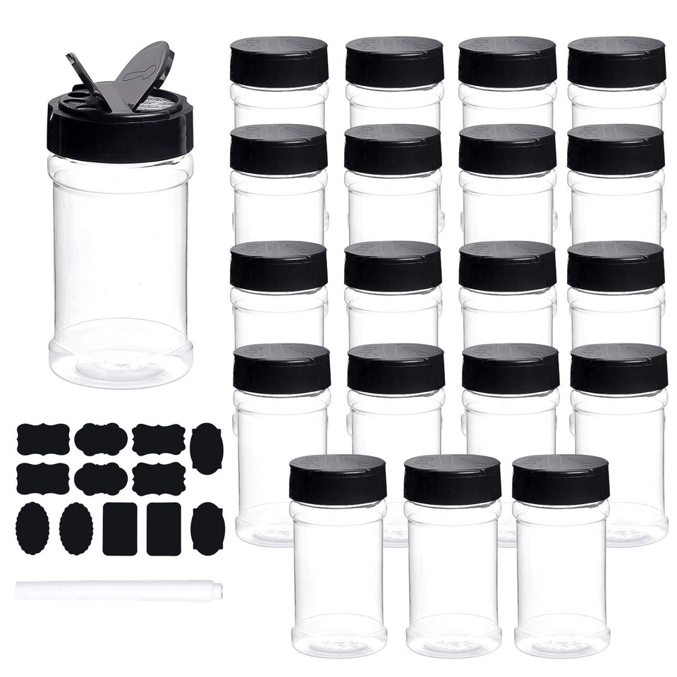Dabacc spice bottles 20pcs pack for organized kitchen storage