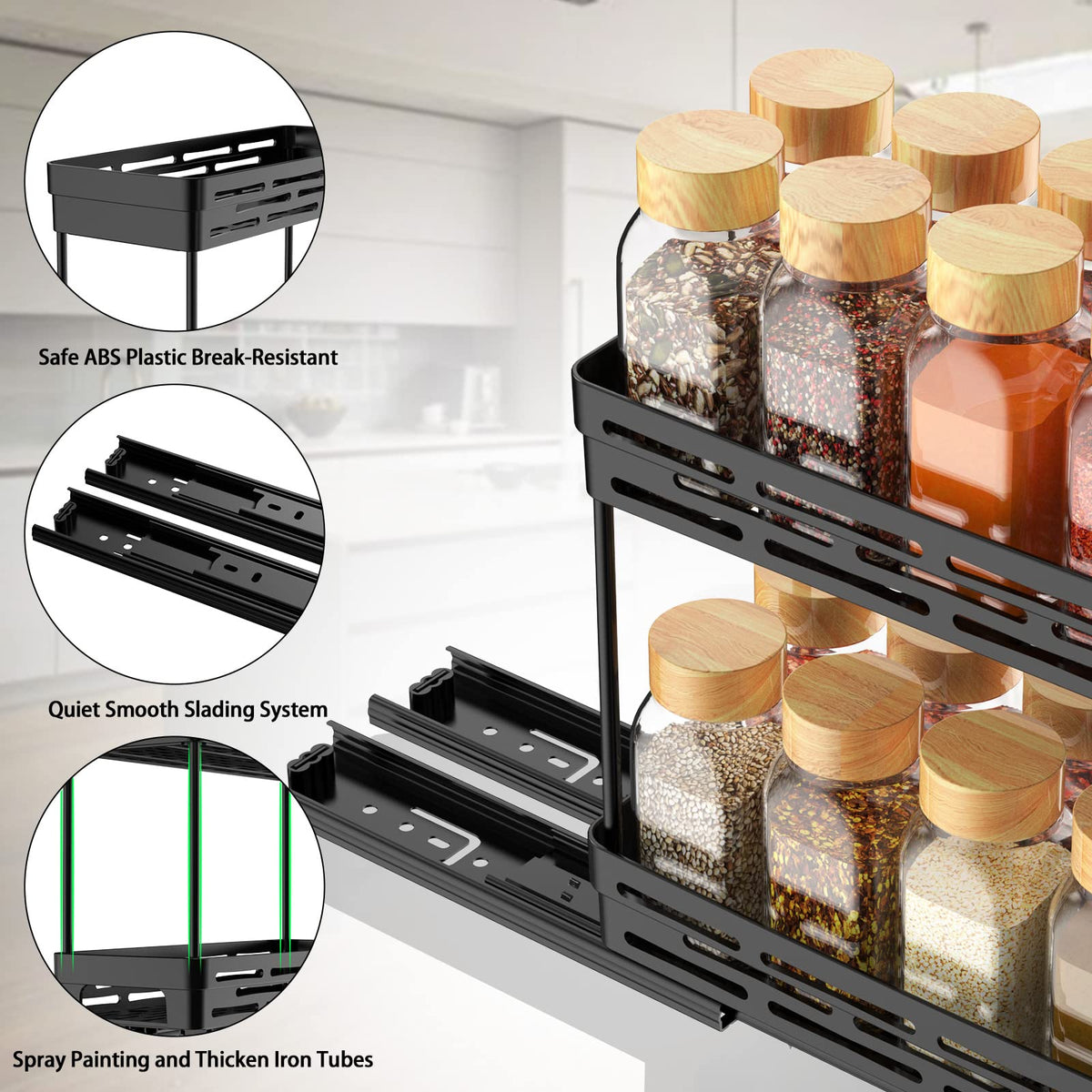 DABIGE guardrails prevent jars from tipping during use