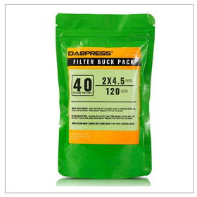 DABPRESS tea filter bag close-up shows sturdy nylon mesh for a clean brew