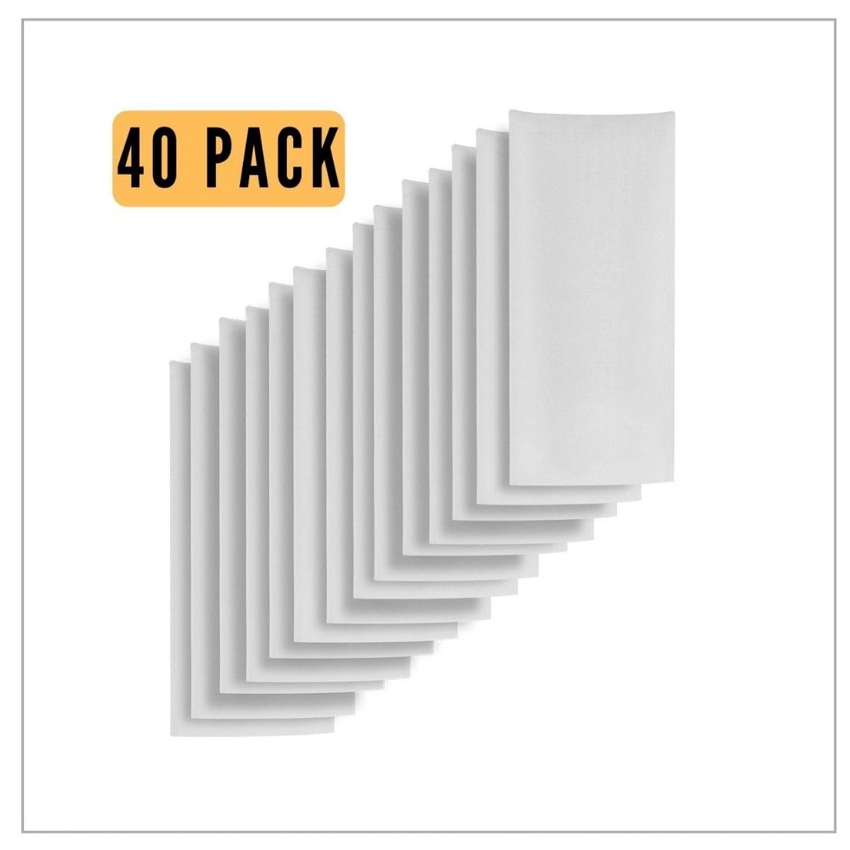 DABPRESS 40-pack tea filter bags laid out for bulk use