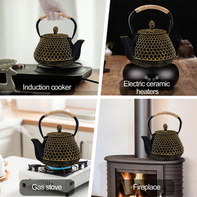 Dachenus stovetop-compatible tea pot for gas, electric, and ceramic ranges