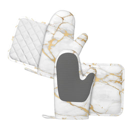DADABULIU pot holders marble white gold close-up showing non-slip grip for secure lifting