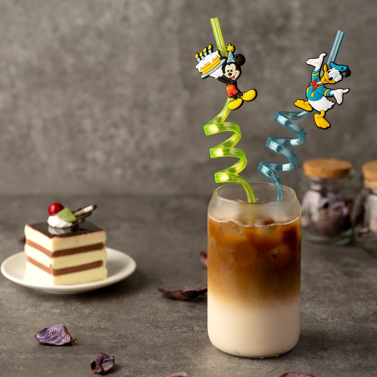 Eight Mickey straw designs by DaeSichi add playful toasts