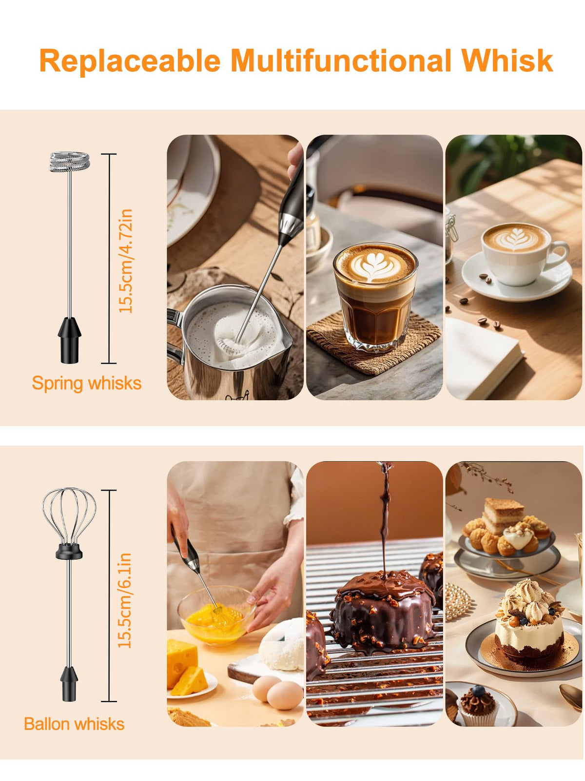 DAGKHE 3-speed settings tailor foam and mixing for drinks