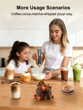 DAGKHE portable kitchen tool for coffee, matcha, and egg whisking