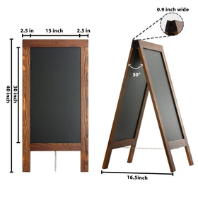 DAHAPYBOO two-sided writing area increases visibility for daily specials.