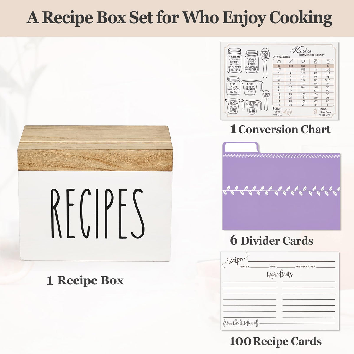 Dahey lid design with slots to hold current recipes during cooking.