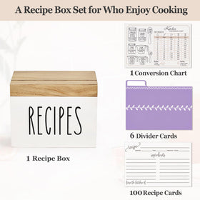 Dahey lid design with slots to hold current recipes during cooking.