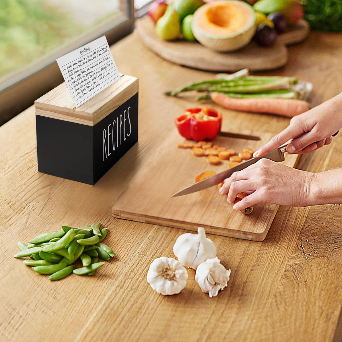 Dahey 100 recipe cards keep your favorites accessible while cooking.
